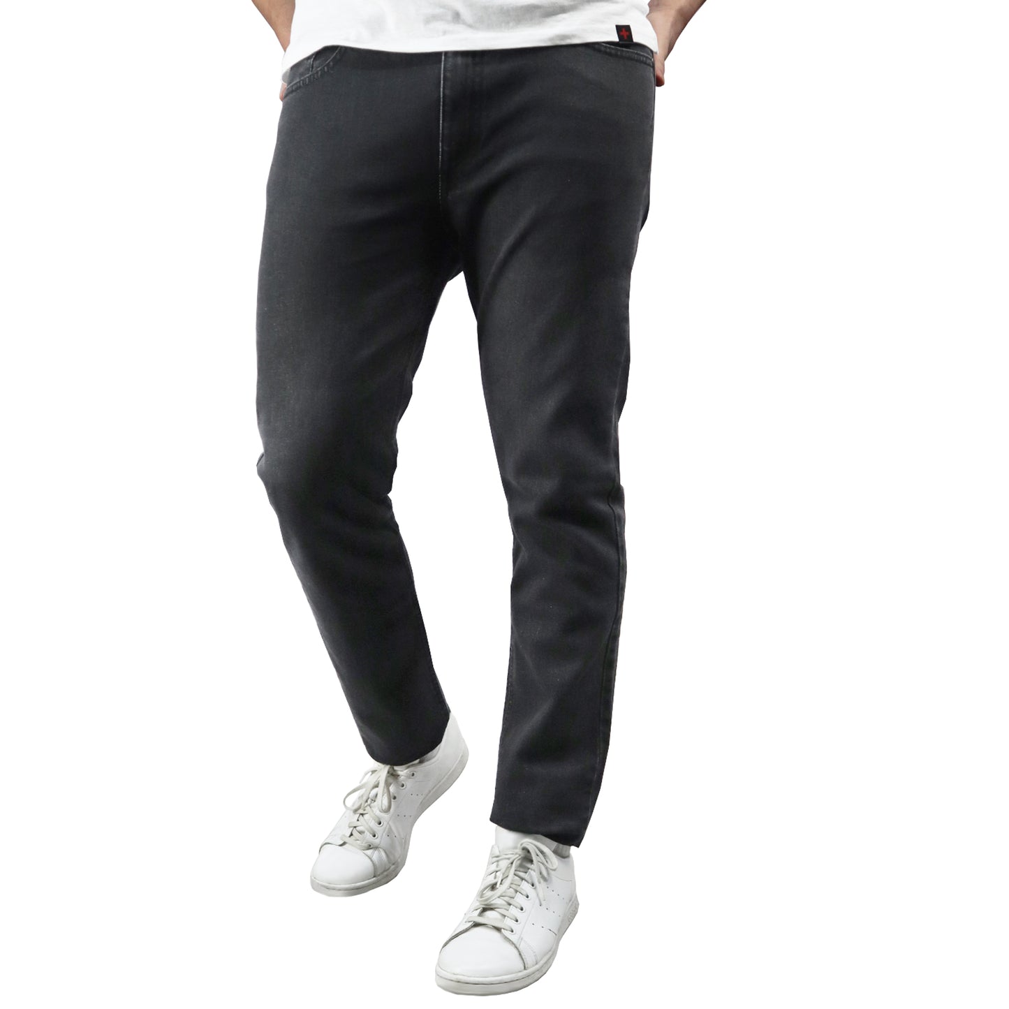 Black Denim Pants 0358 BLACK