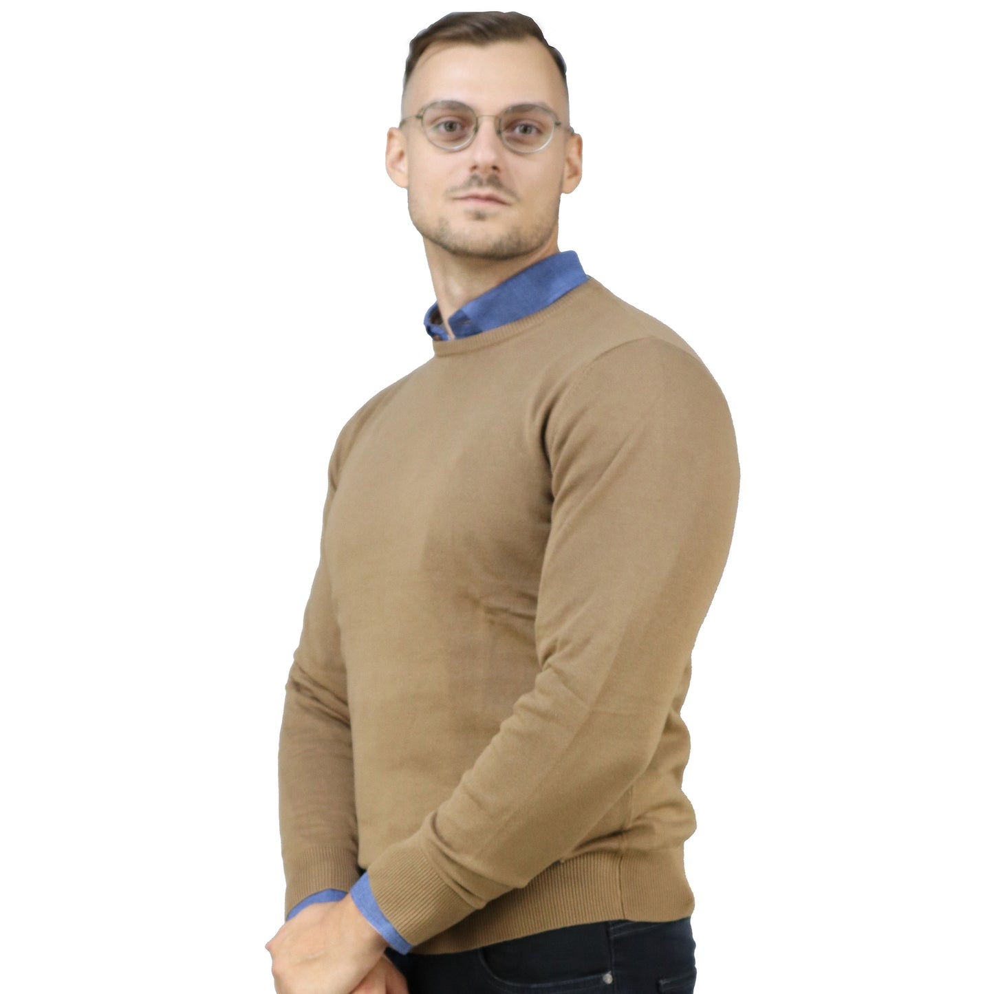 Crew Neck Cotton Blouse 601KN20 NORTH STAR