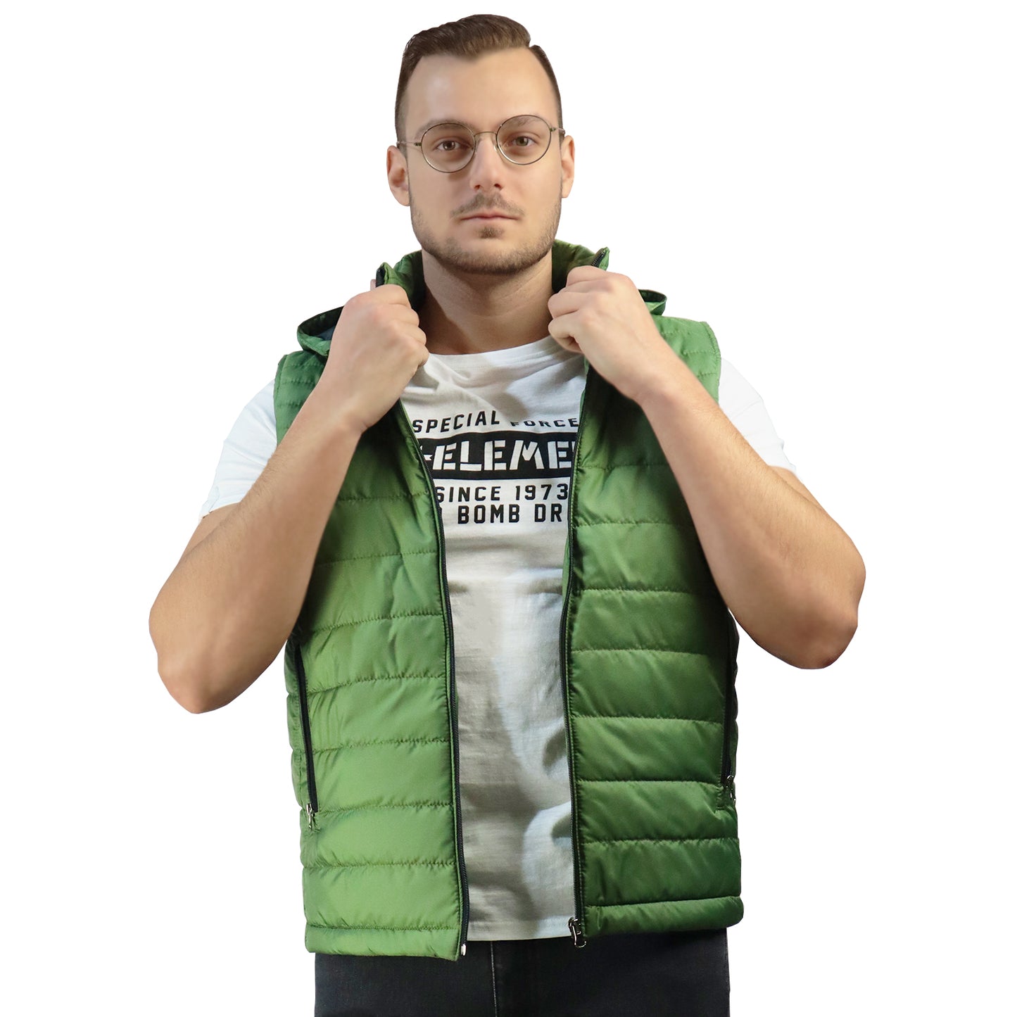 Sleeveless Jacket 2033 NEW COMPANY Light Green