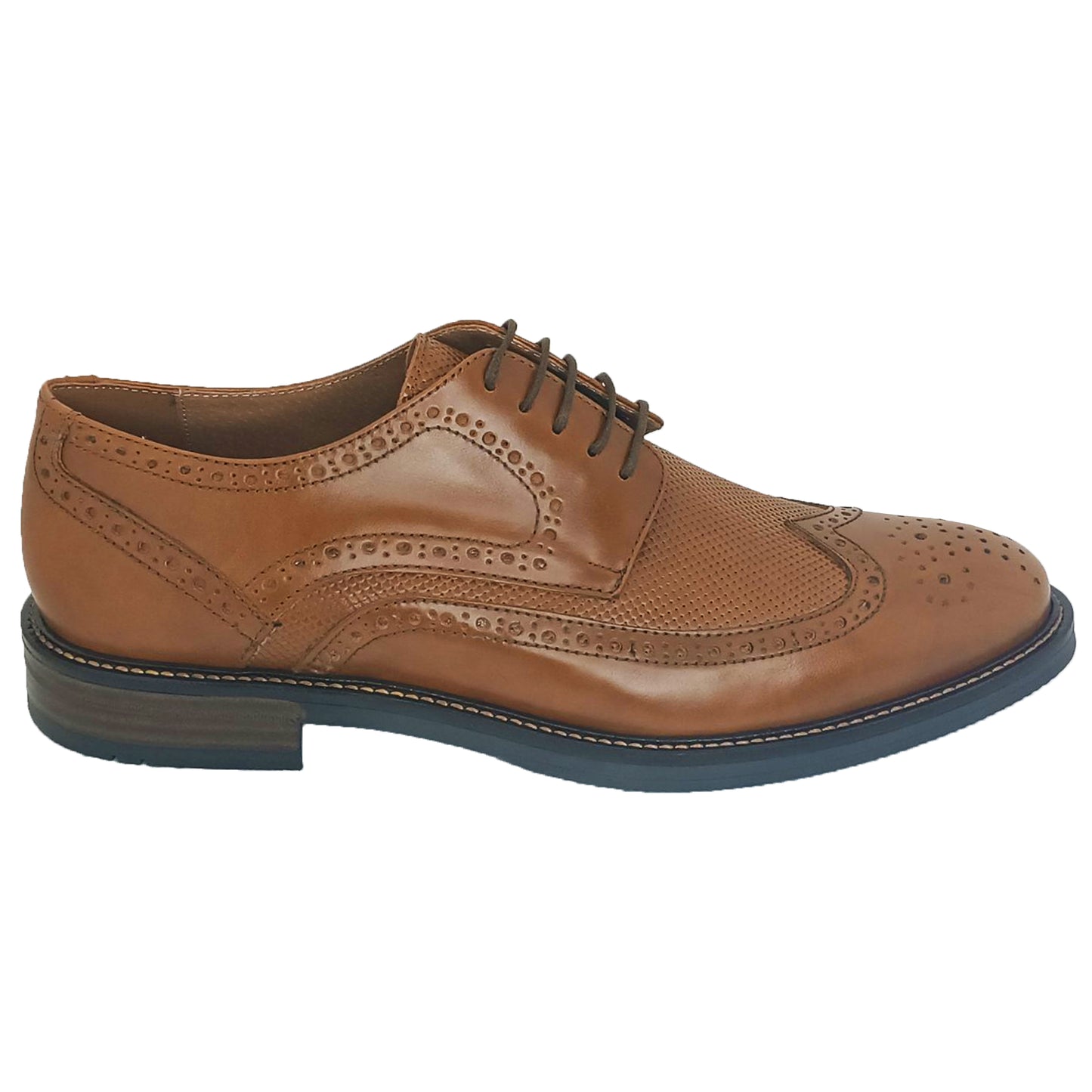 Handmade Leather Lace Ups Tampa Shoes 622 TABAC