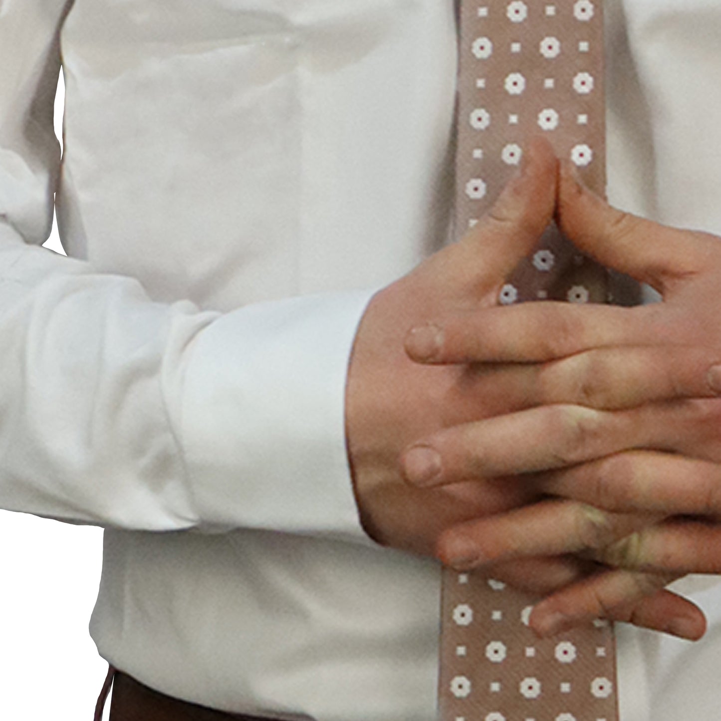 Men's White Cotton Slim Fit Shirt 32-200068 Rice