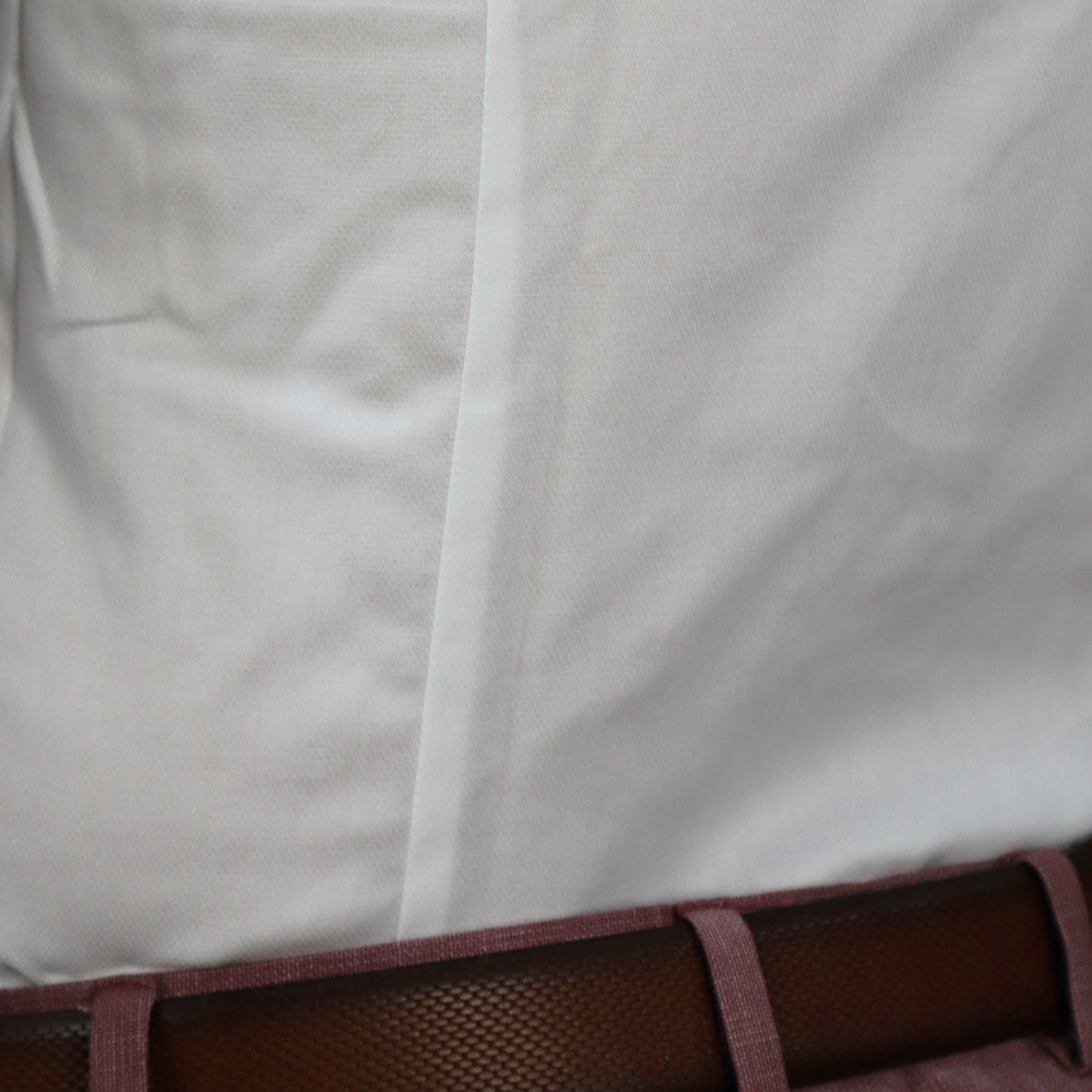 Men's White Cotton Slim Fit Shirt 32-200068 Rice