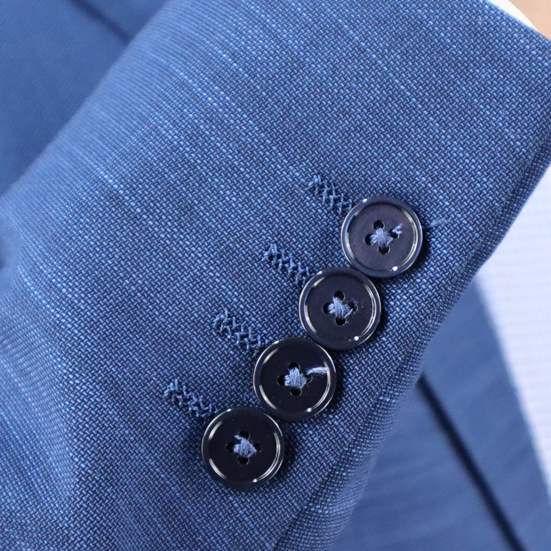 Men's Suit Blue Trevira (Trev./Wool/Visc./Spandex) Semi-Slim Fit S24LU1591200 SUIT 91200