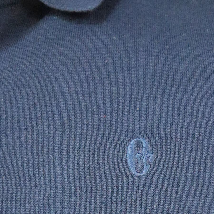 Men's Cotton Polo Dark Blue 6550041U