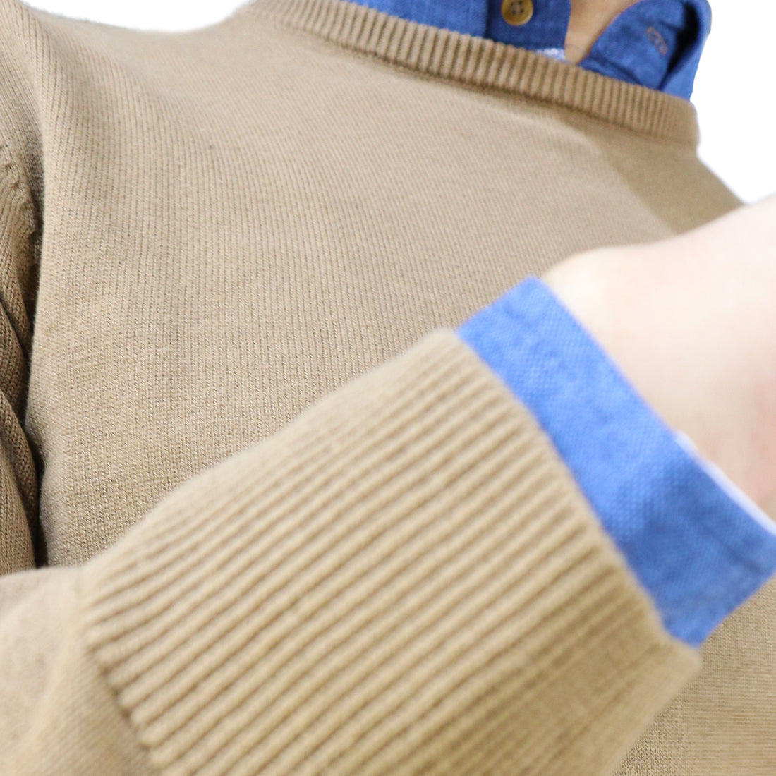 Crew Neck Cotton Blouse 601KN20 NORTH STAR