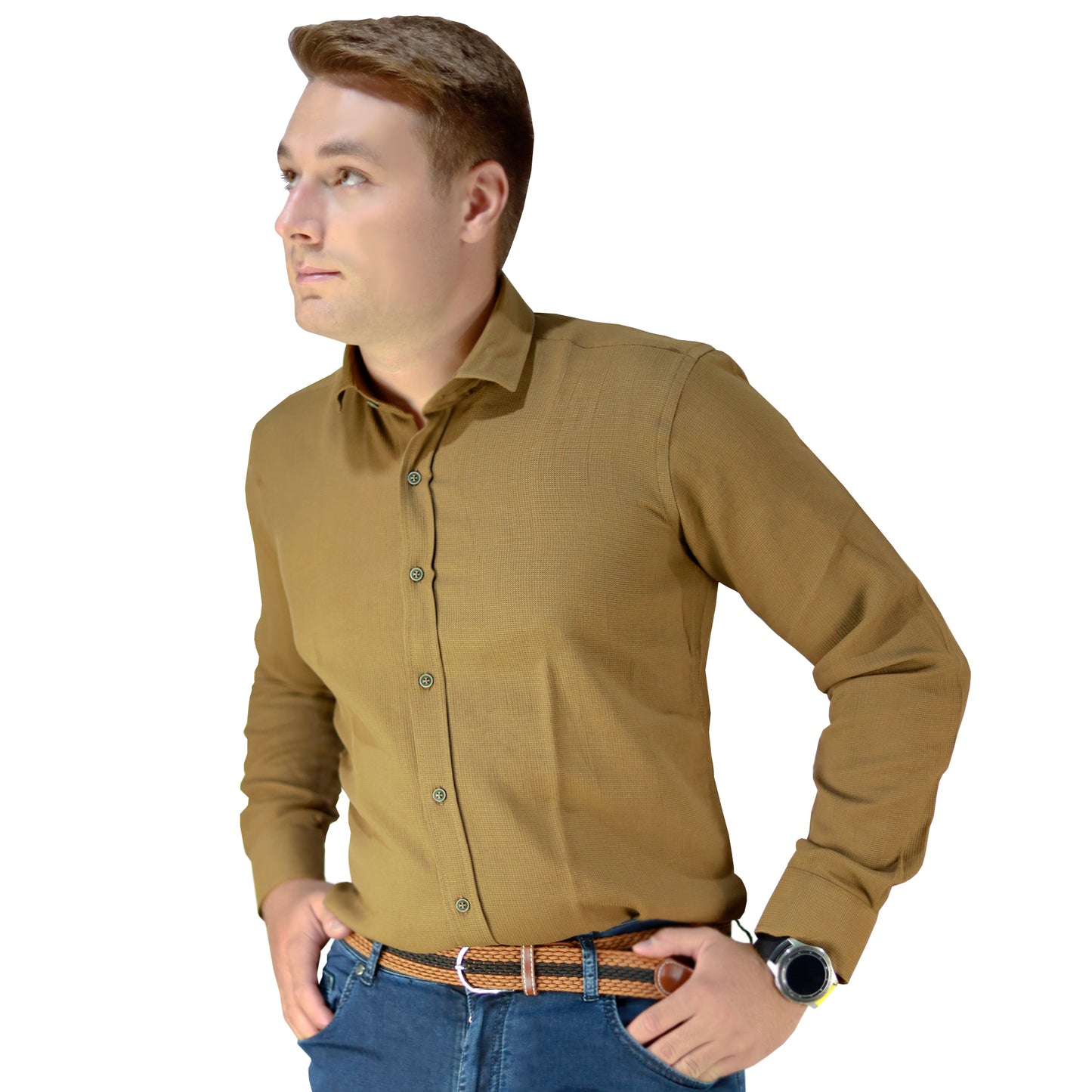 Πουκάμισο Μπεζ 4900 6