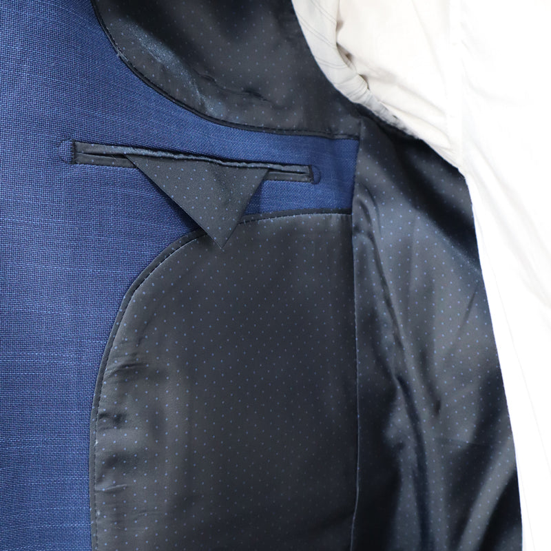 Men's Suit Blue Trevira (Trev./Wool/Visc./Spandex) Semi-Slim Fit S24LU1591200 SUIT 91200