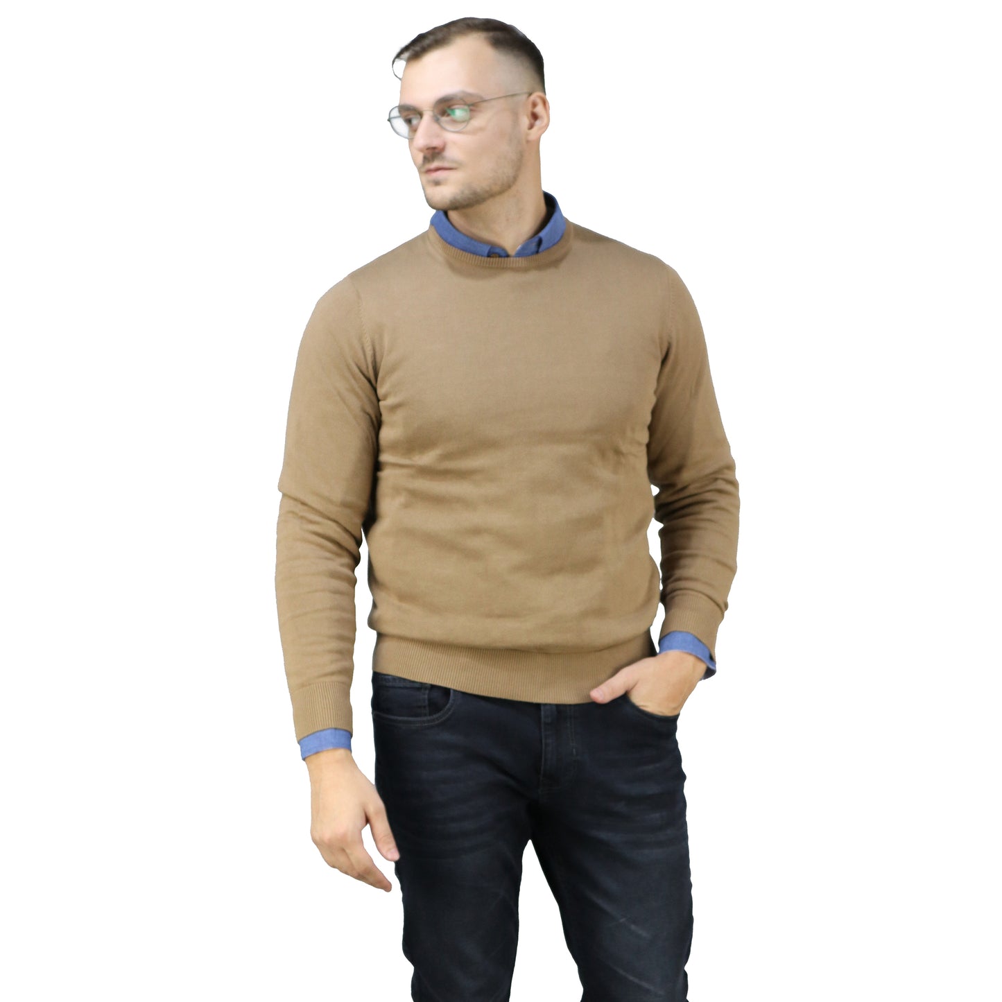 Crew Neck Cotton Blouse 601KN20 NORTH STAR