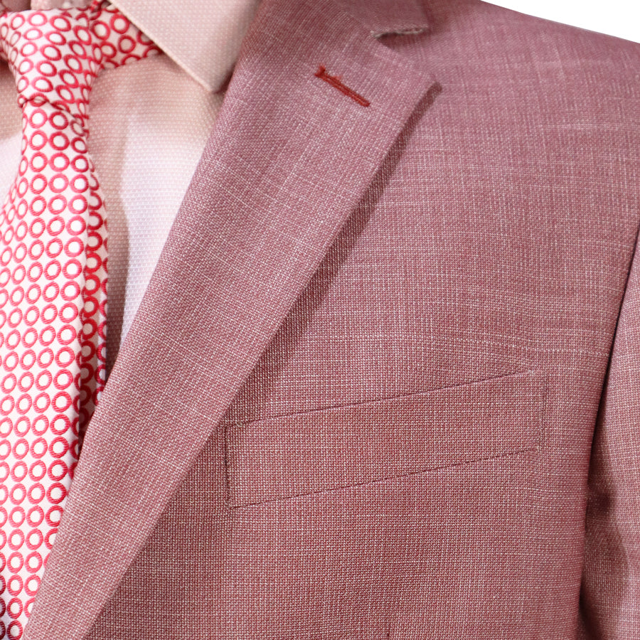 Men's Suit Coral (Pol/Visc) Semi-Slim Fit 502312