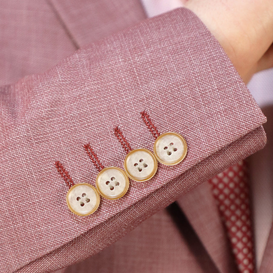 Men's Suit Coral (Pol/Visc) Semi-Slim Fit 502312