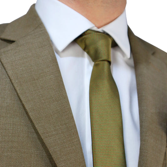 Men's Suit Beige (Tery/Rayon/Spandex) Semi-Slim Fit 502623