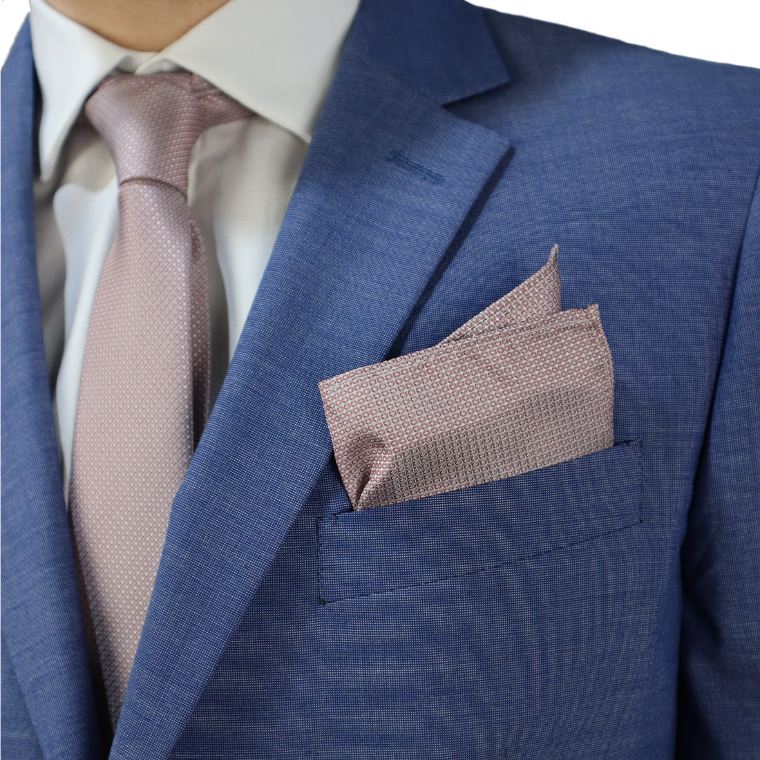 Men's Blue Suit (Tery/Rayon/Spandex) Semi-Slim Fit 502624 4-BLUE