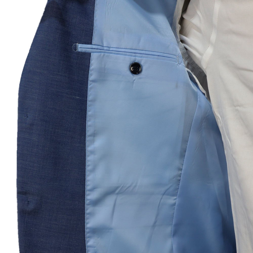 Men's Blue Suit (Tery/Rayon/Spandex) Semi-Slim Fit 502624 4-BLUE