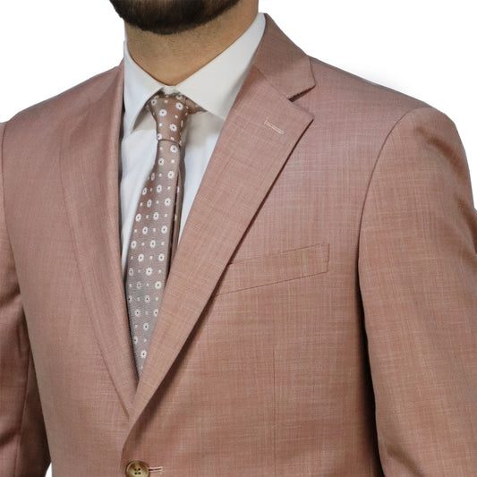 Σακάκι Ανδρικό Κοραλί (Tery/Rayon) Semi Slim Fit 502641 12-CORAL