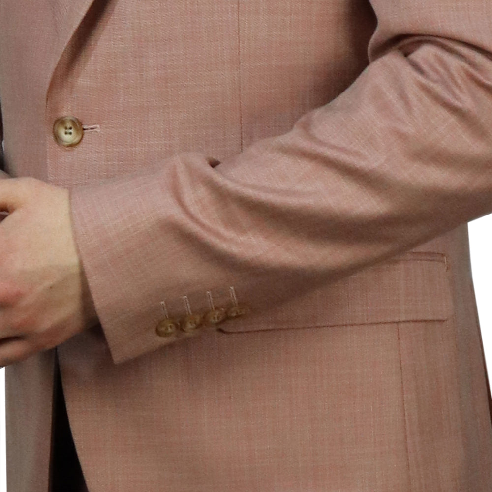 Men's Jacket Coral (Tery/Rayon) Semi Slim Fit 502641 12-CORAL