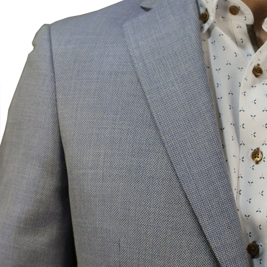 Σακάκι Ανδρικό Γαλάζιο Τερυλέν (Tery/Rayon/Spandex) Semi Slim Fit 502645 31-SKY