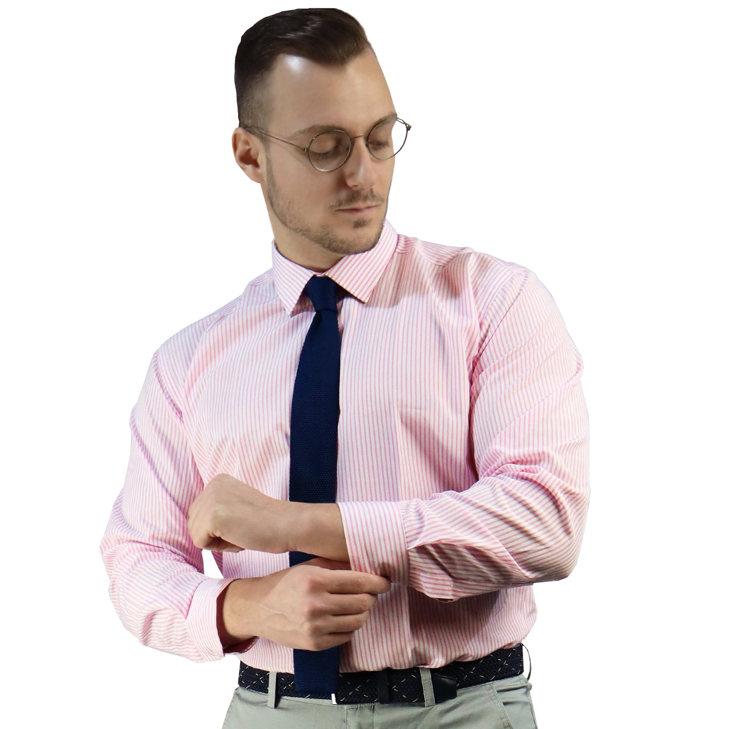 Πουκάμισο Ροζ Ριγέ 5100 08