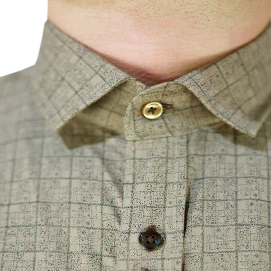 Πουκάμισο Μπεζ 7600 10