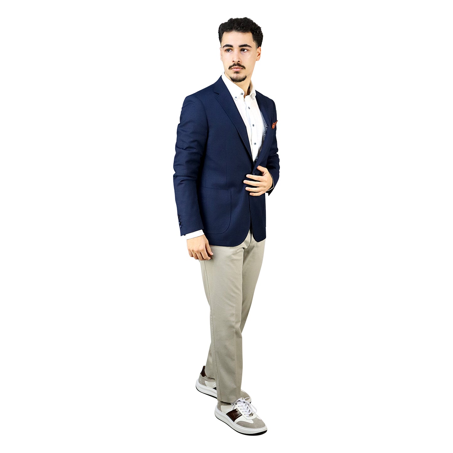 Blazer Jacket Unlined - Semi Slim Fit 602626 Padovat ORION 10 Navy