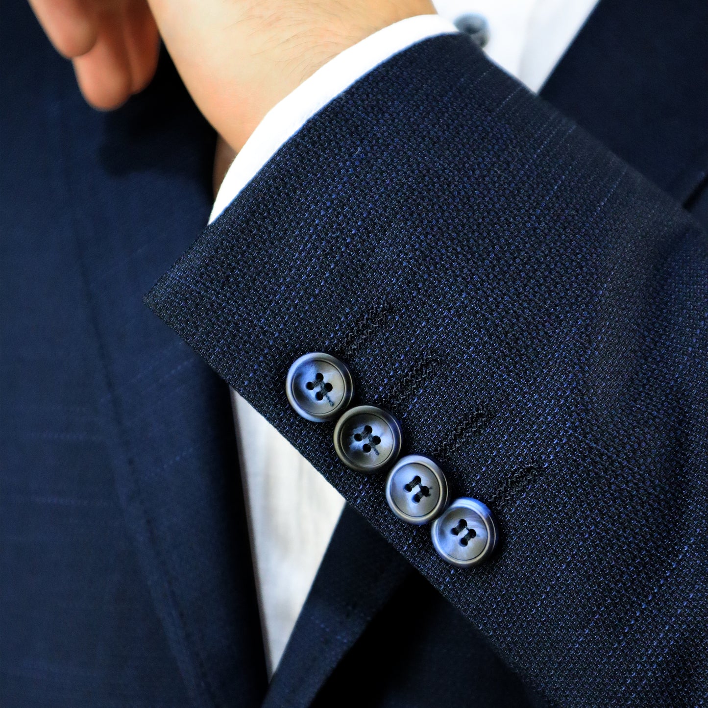 Blazer Jacket Unlined - Semi Slim Fit 602626 Padovat ORION 10 Navy