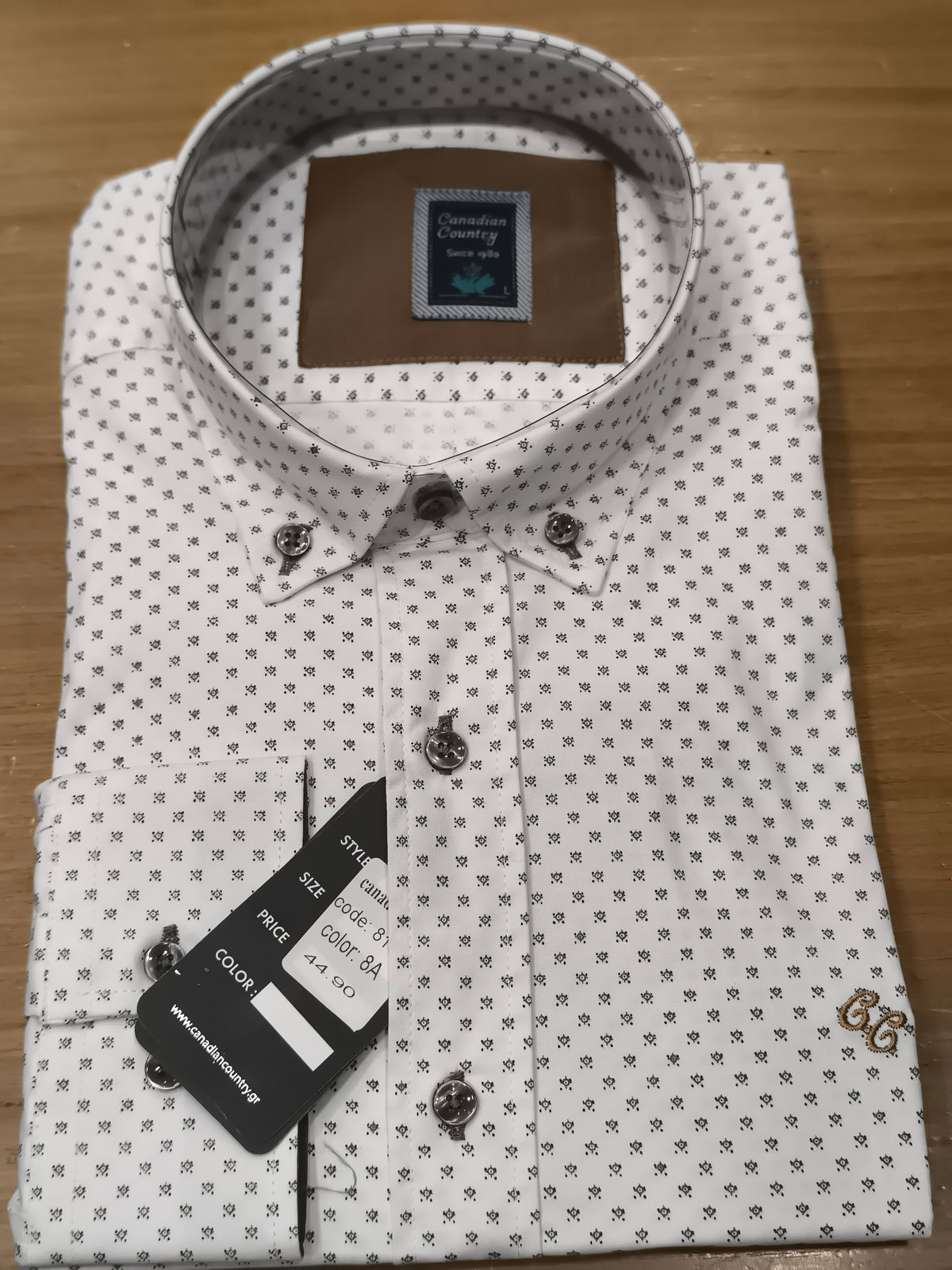 Men's Shirt 815/8A CANADIAN Beige