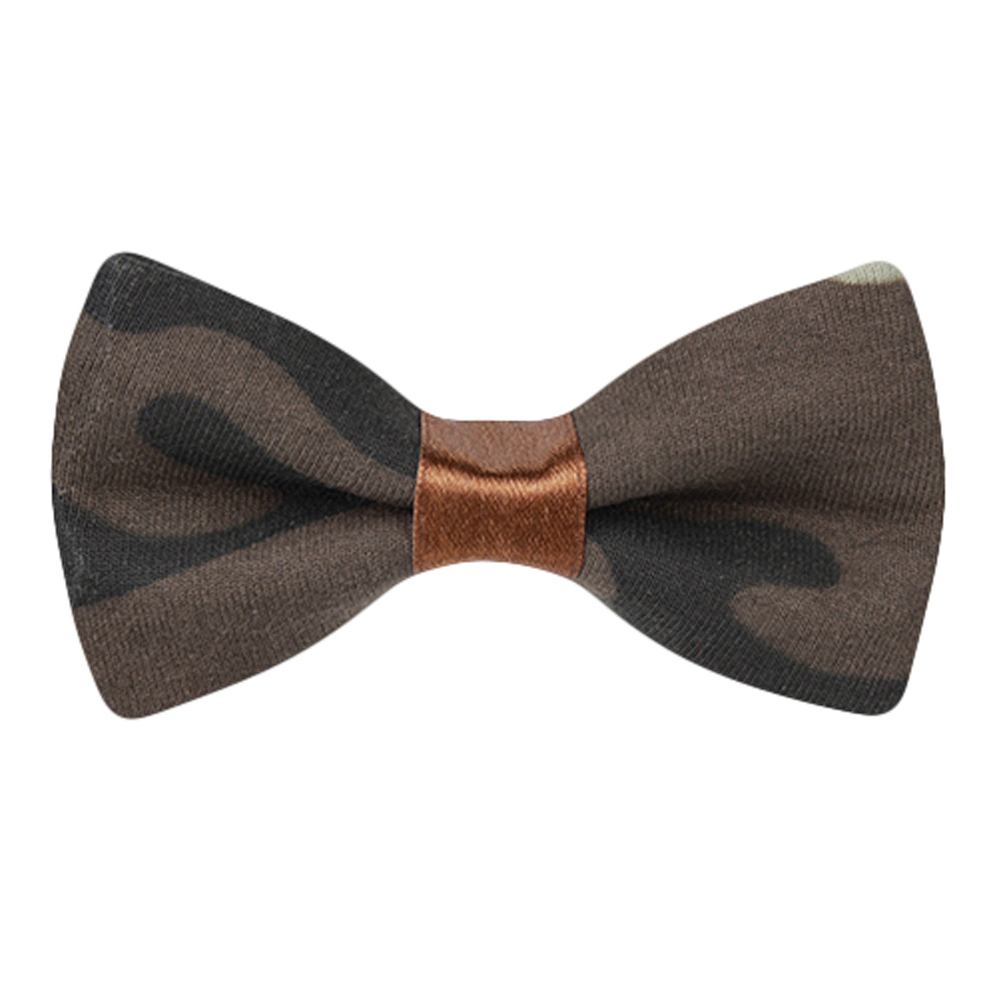 Satin Bow Tie 0501009 BROWN BLACK