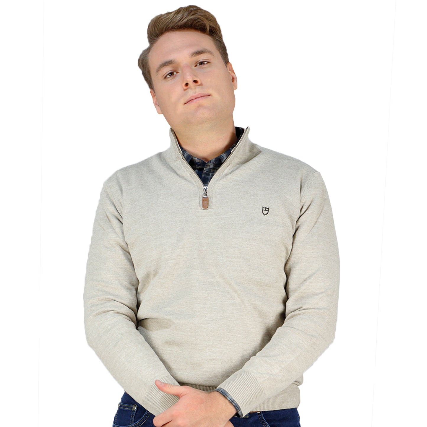 Μπλούζα Zipper Μπεζ 100 06 BEIGE ZIPPER