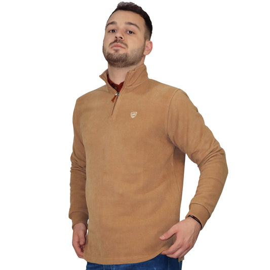 Beige Zipper Blouse 13.30 NAVIGARE BRICK