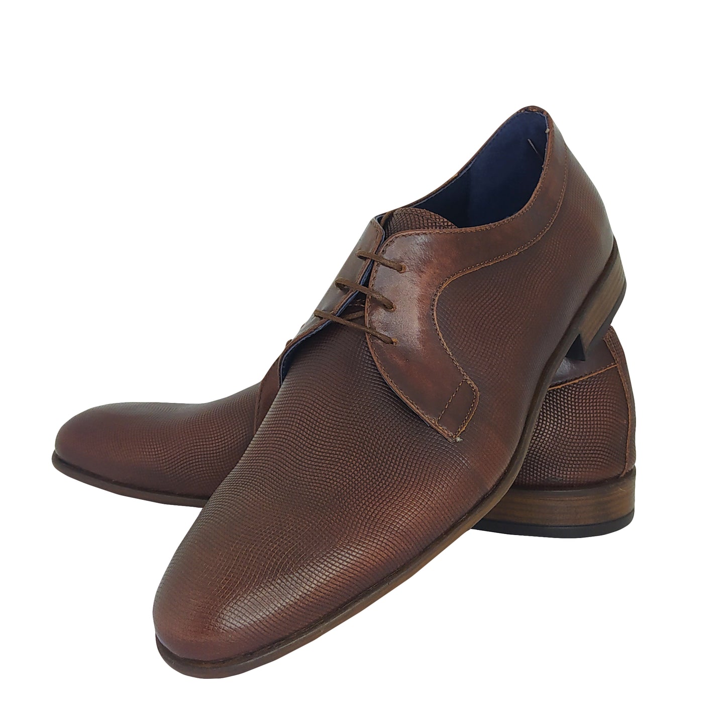 Handmade Leather Lace Ups Brown Shoes 758 BROWN