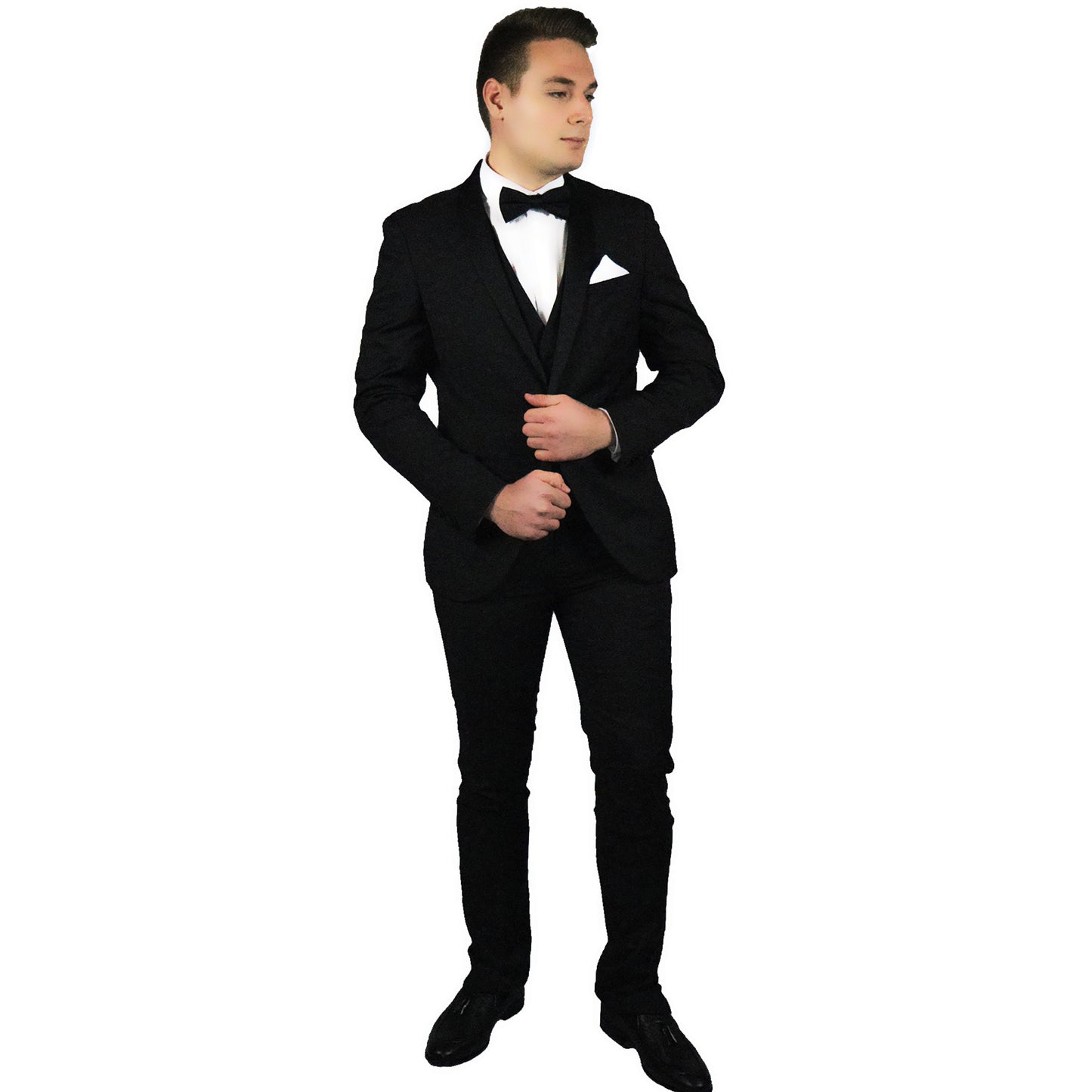 Wedding suit with vest BARI 001