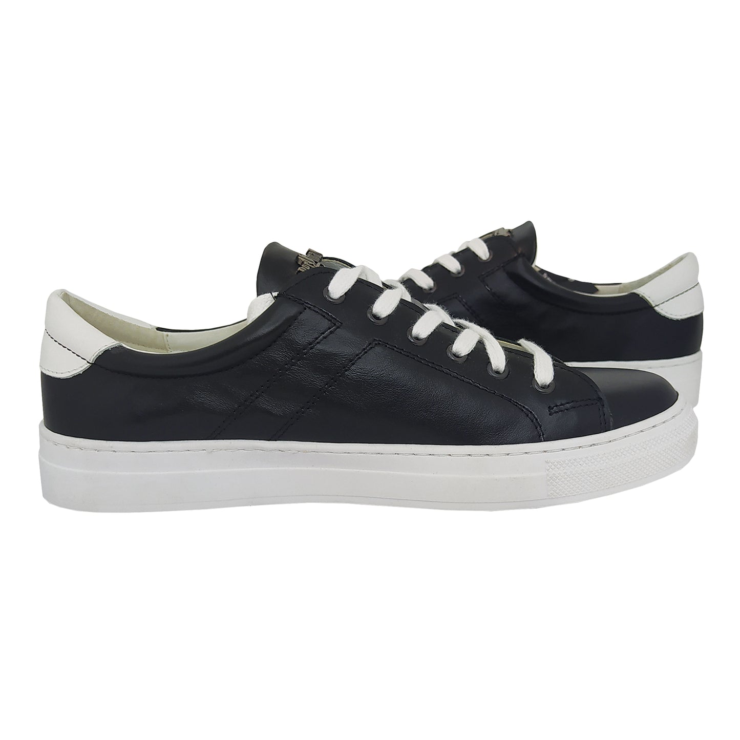 Handmade Sneakers Shoes Black Leather SN03 SNEAKERS BLACK