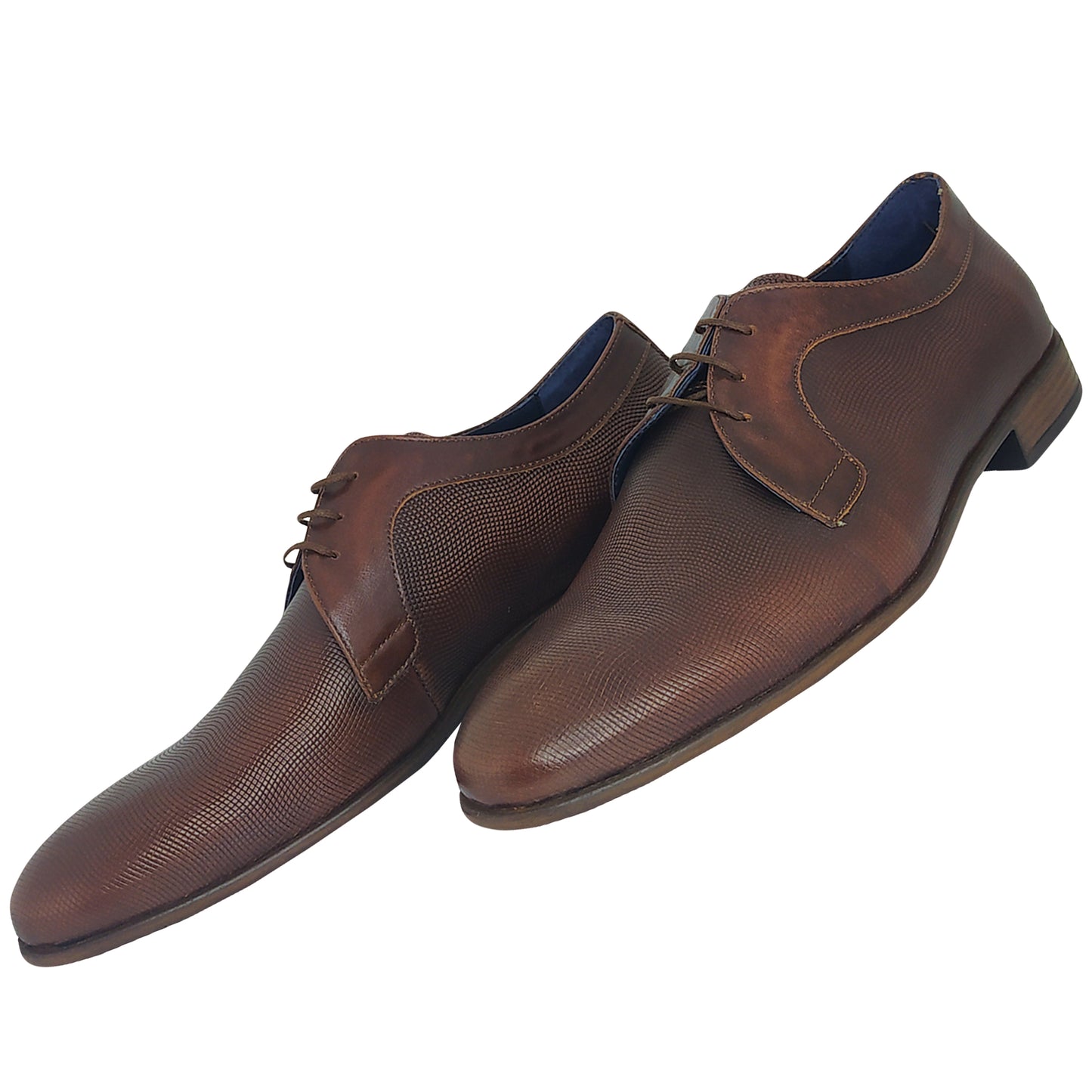 Handmade Leather Lace Ups Brown Shoes 758 BROWN