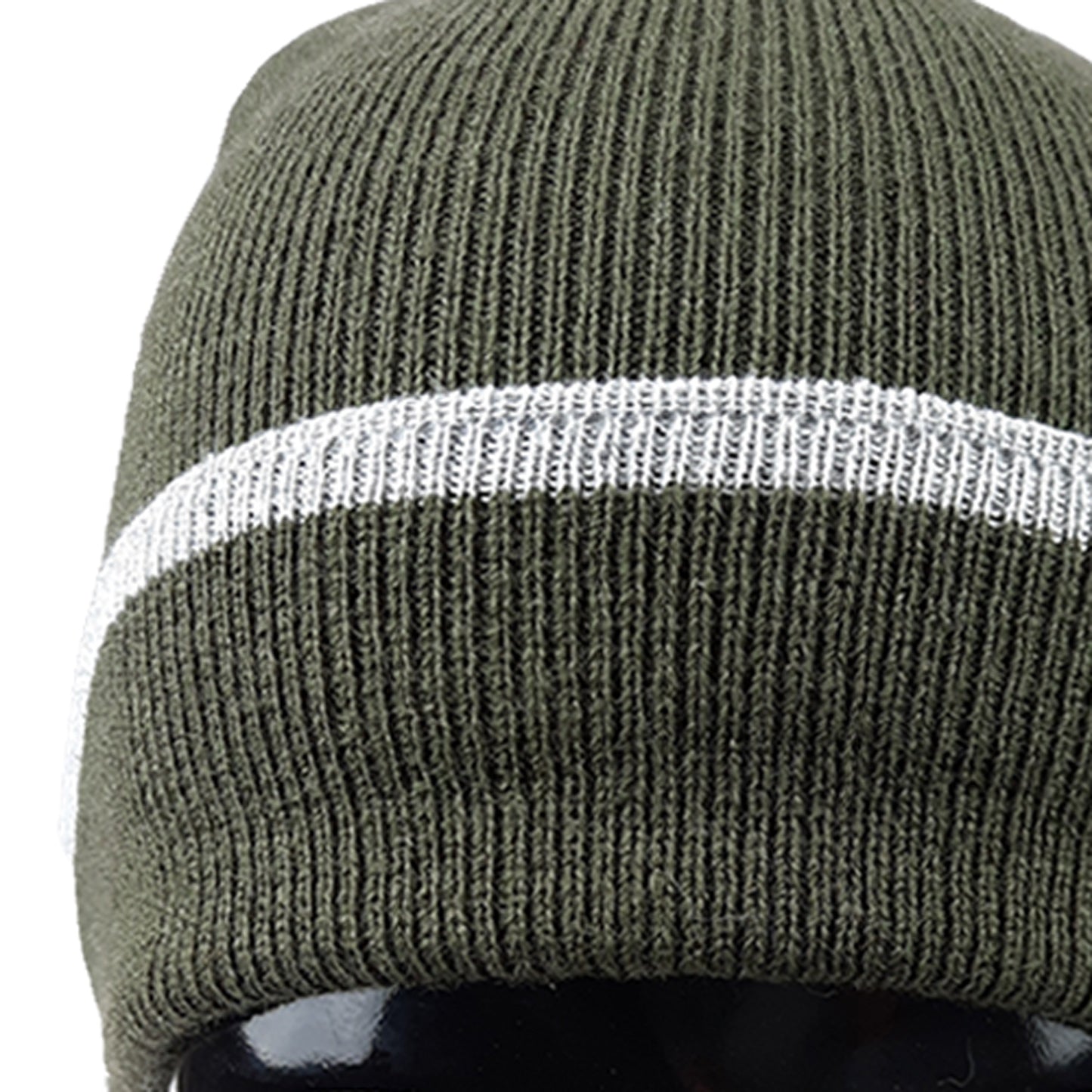Knitted Olive Cap 111158
