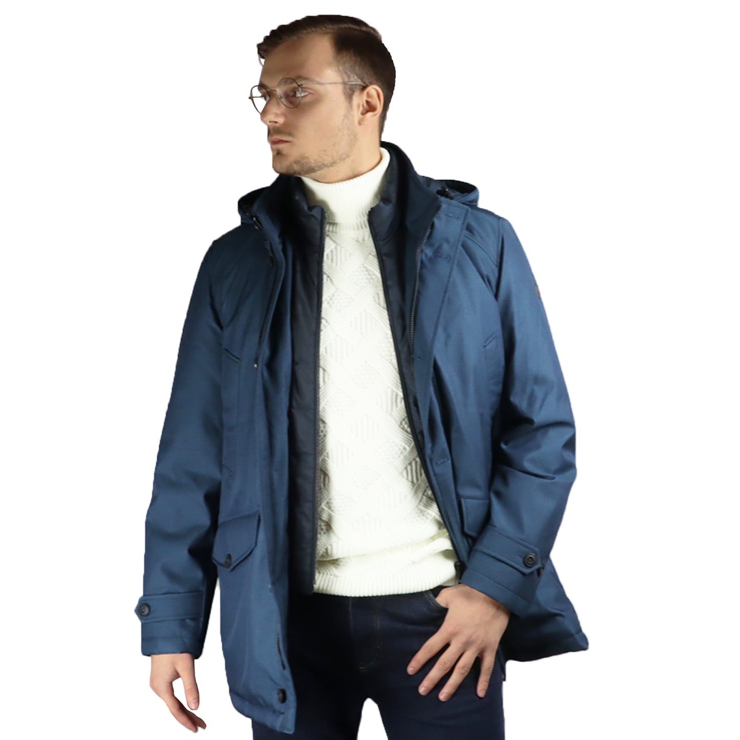 Windproof & Waterproof Jacket Blue 390228-000 BLUE