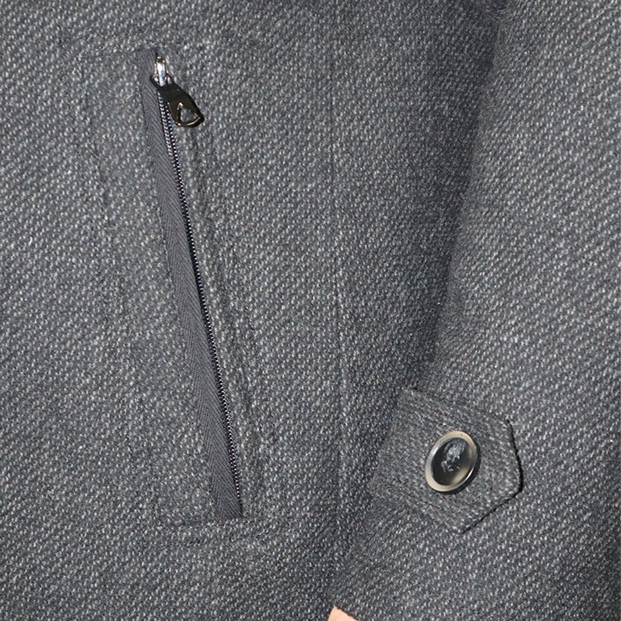 Charcoal half coat 401SC05