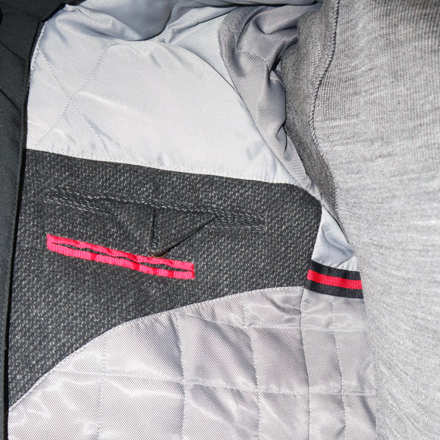 Charcoal half coat 401SC05