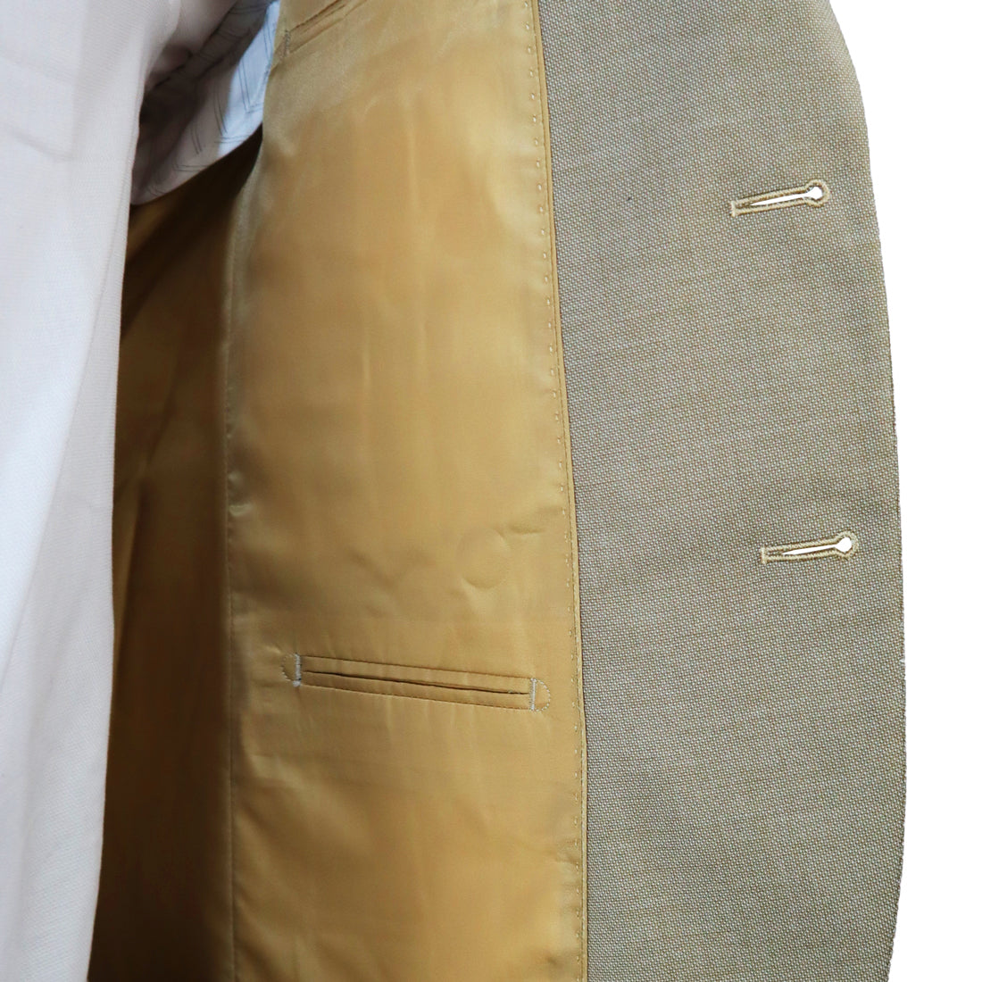 Men's Suit Beige (Pol/Visc/Span) Semi-Slim Fit 402623