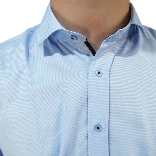 Πουκάμισο Ανδρικό Γαλανό 4800 1A