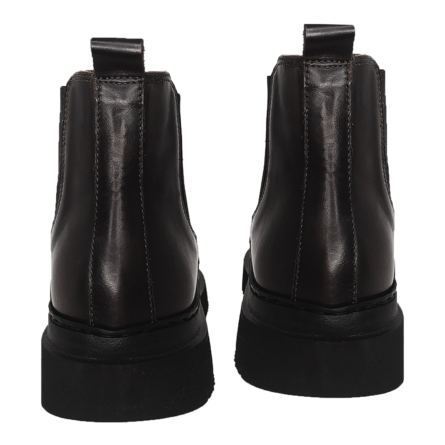 Handmade Chelsea Boots Leather Black 822 BLACK