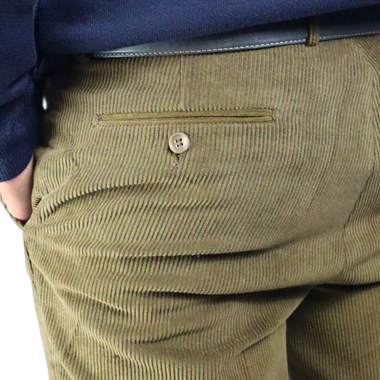 Olive Corduroy Pants 5212 095