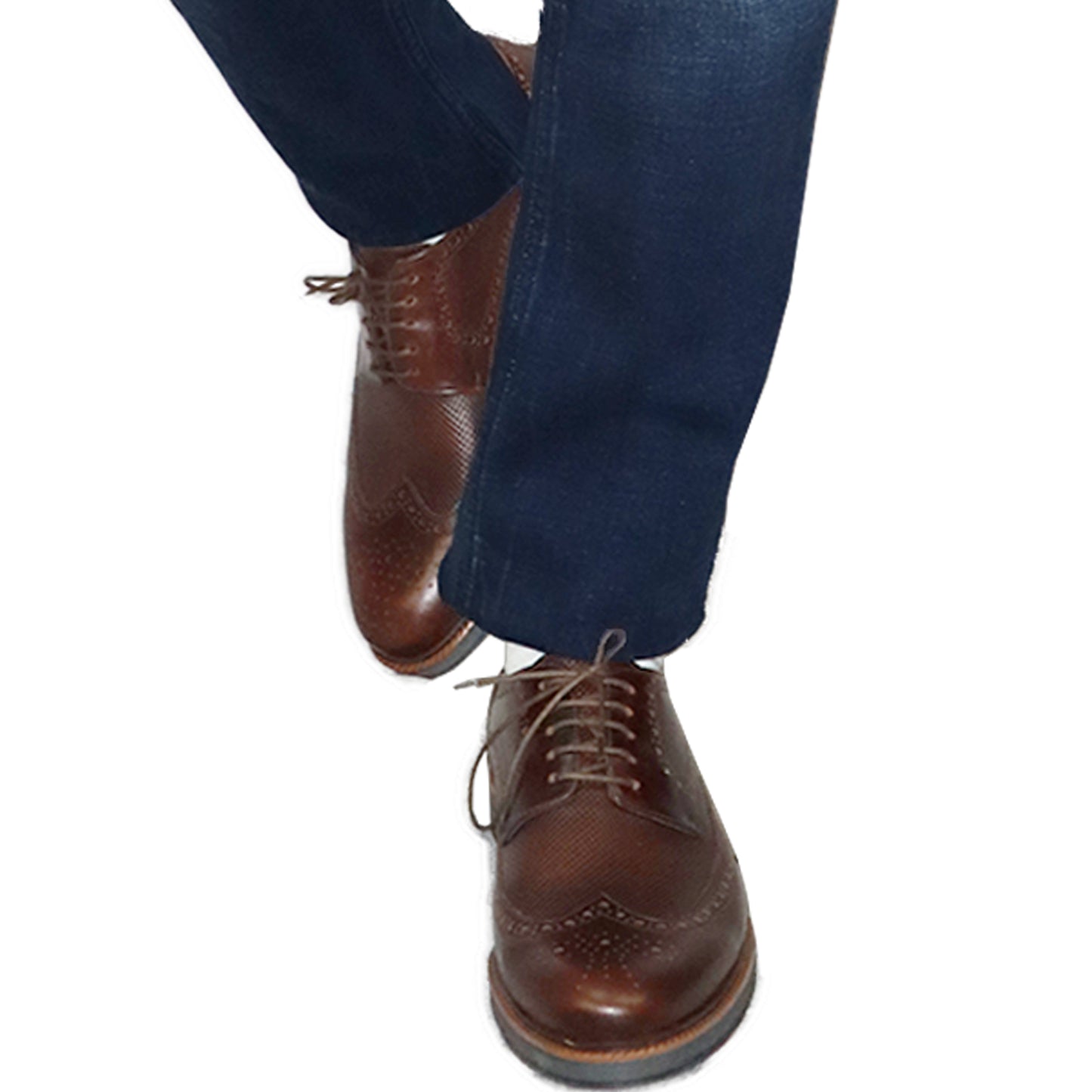 Handmade Leather Lace Ups Tampa Shoes 622 TABAC