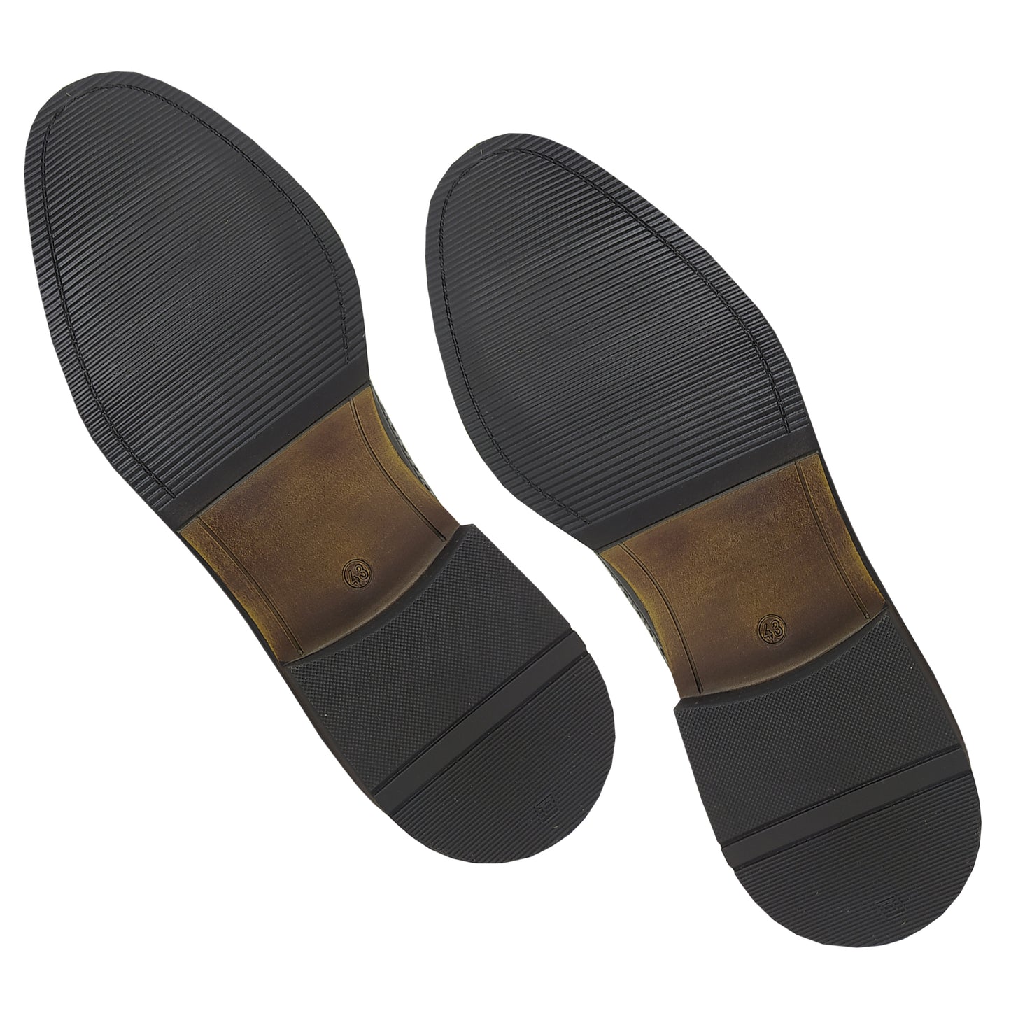 Handmade Leather Lace Up Shoes Black 622 BLACK