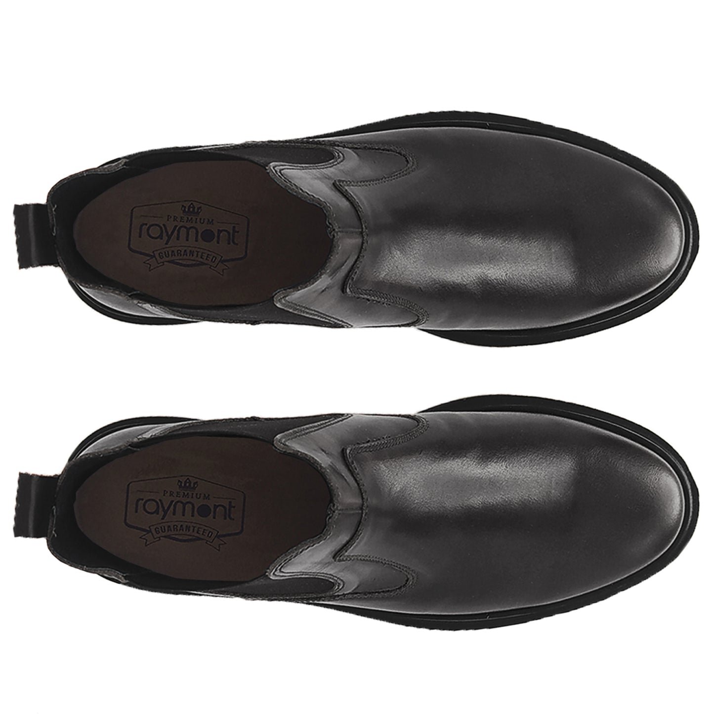 Handmade Chelsea Boots Leather Black 822 BLACK