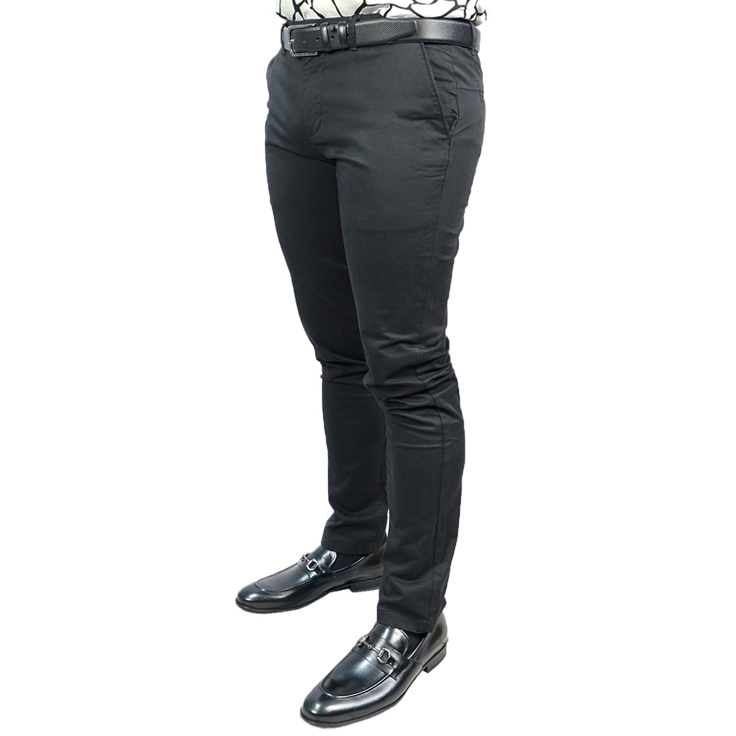 Black Chino Pants CHARLIE BLACK