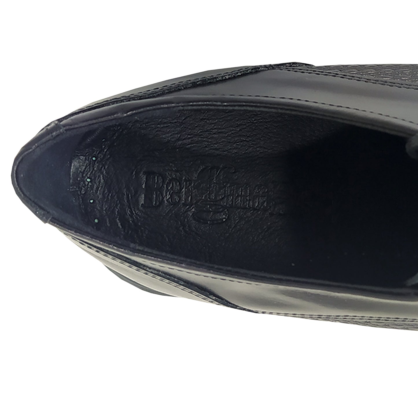 Handmade Lace Ups Leather Shoes Black KB 024 BLACK