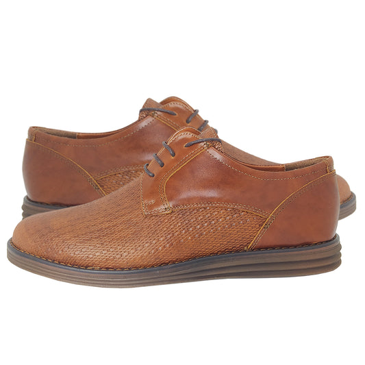 Handmade Lace Ups Shoes Tampa Leather KB 024 TABAC