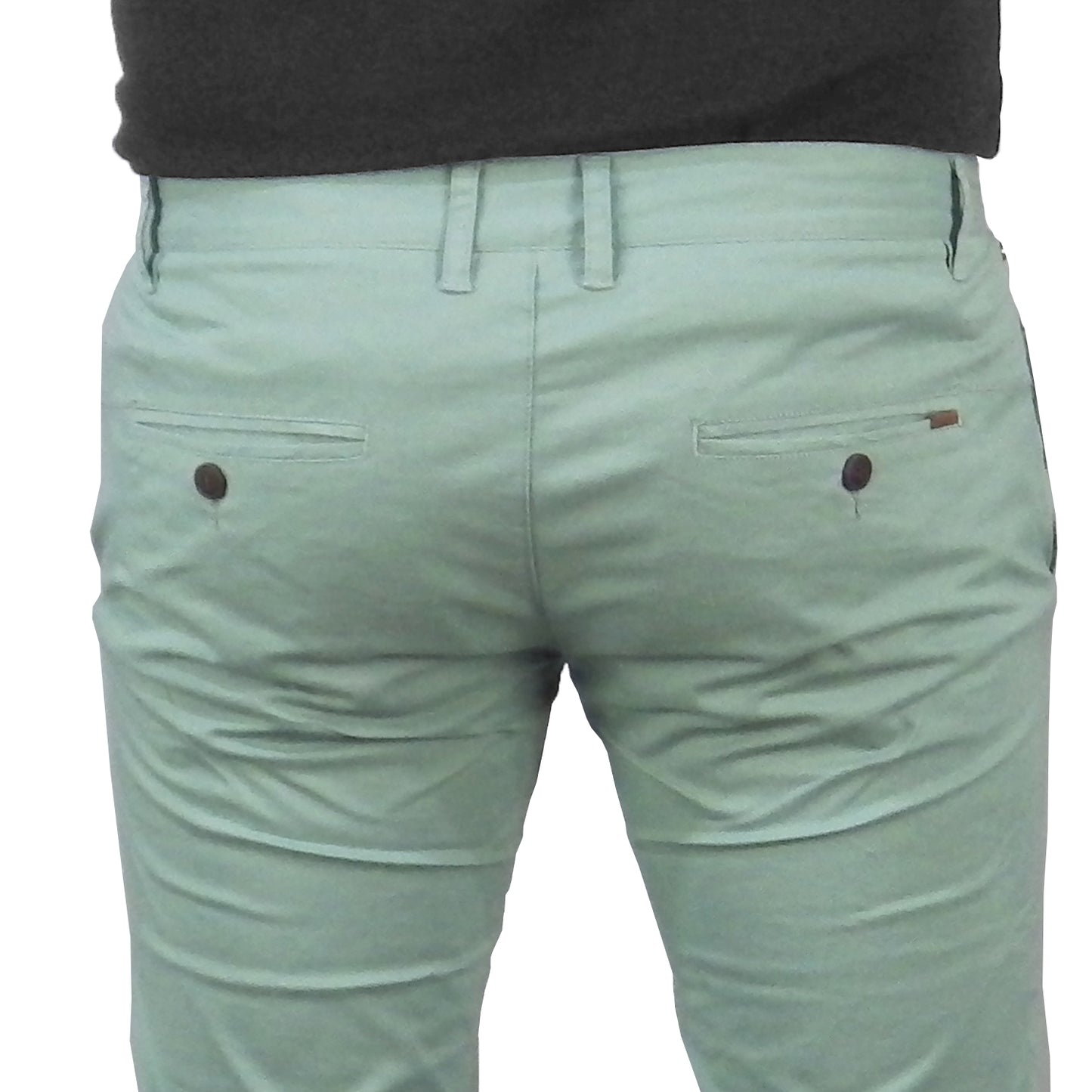 MISA PISTACHIO MINT Green Chino Pants