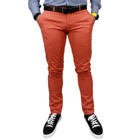 Coral Chino Pants CHARLIE CORAL