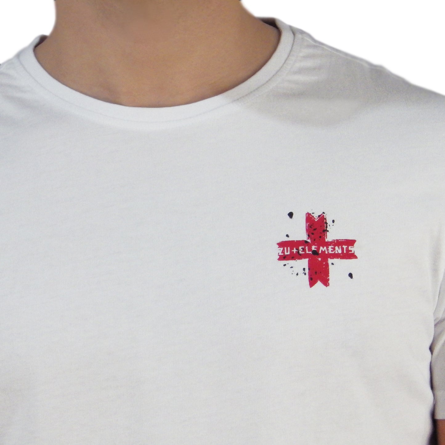 Cotton T-Shirt White ZU039 OPTICAL WHITE