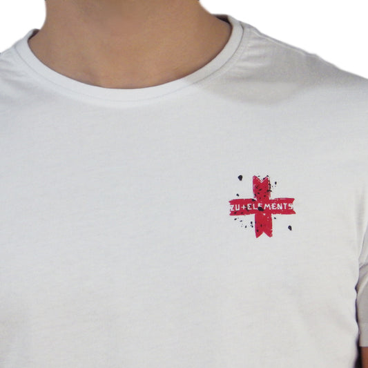 Cotton T-Shirt White ZU039 OPTICAL WHITE